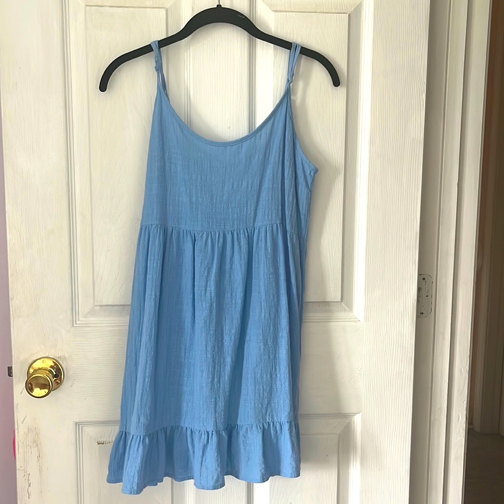 Blue sun dress